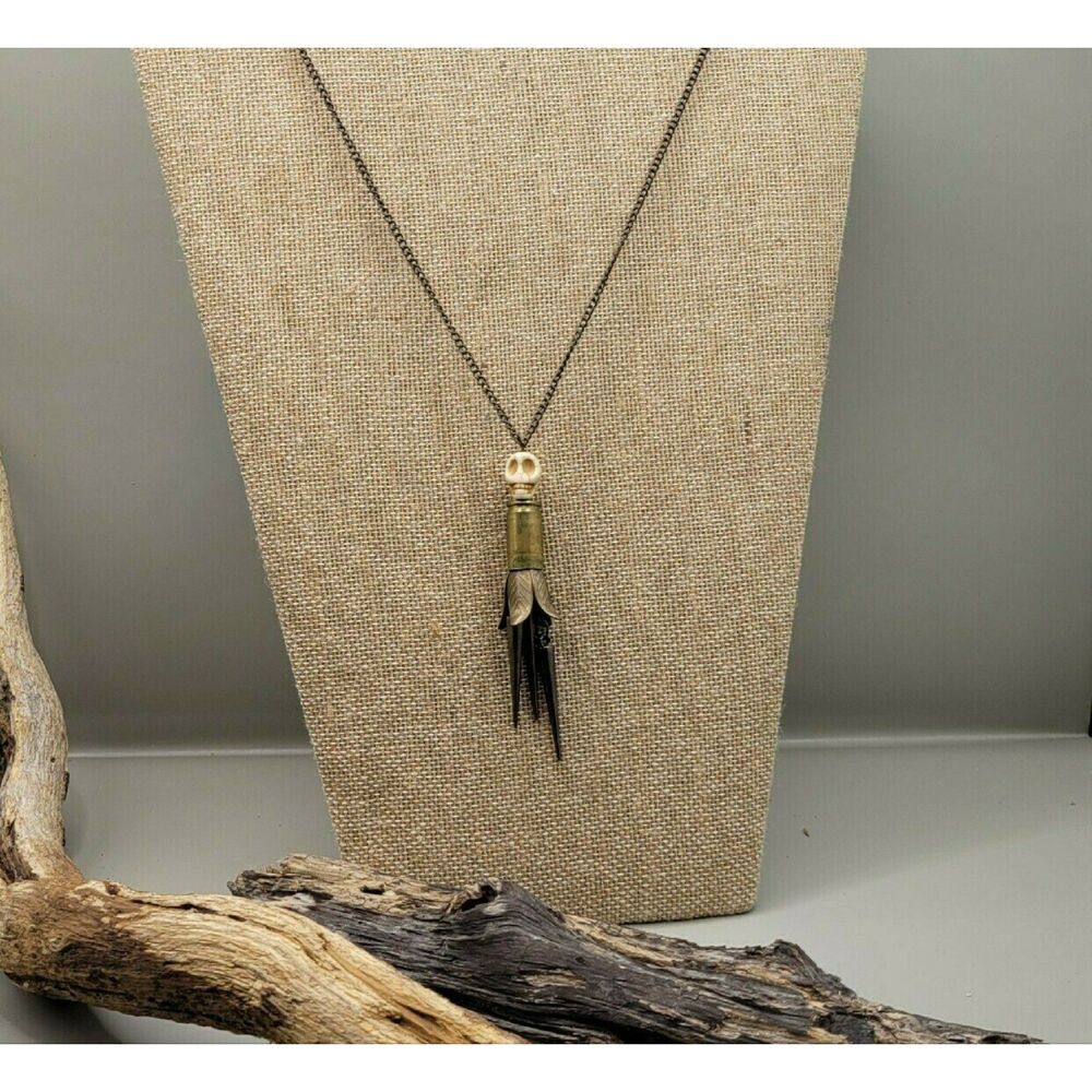 Up-Cycled Brass | Copper and Gold Bullet shell Necklace